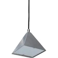 Ferm Living Hanglampe , Kare, dimbare, Metallic, Woonkamer, Roestvrij staal, Designer