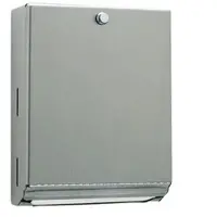 Bobrick B-2620 papieren handdoek dispenser met knop-klink...