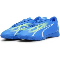 Puma Ultra Play Zaalvoetbalschoenen (IN) Blauw Wit Felgroen