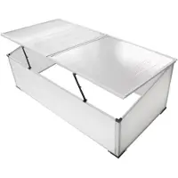 vidaXL Koude bak met 2 deksels 110x55x41 cm