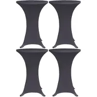 vidaXL Tafelhoes stretch 4 st 60 cm antraciet