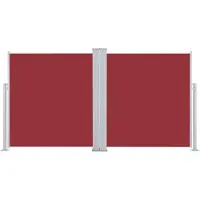 vidaXL Windscherm uittrekbaar 170x600 cm rood
