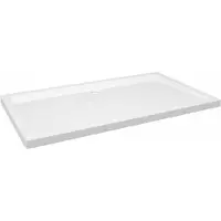 vidaXL Douchebak rechthoekig 70x120 cm ABS wit