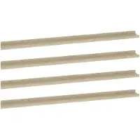 vidaXL Wandschappen 4 st 115x9x3 cm sonoma eikenkleurig