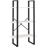 vidaXL Opbergrek 60x30x105 cm massief grenenhout wit