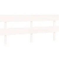 vidaXL Hoofdbord 184x3x81 cm massief grenenhout wit