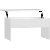 vidaXL Salontafel, wit, 80x50,5x41,5 cm, houtvezel