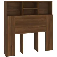vidaXL Hoofdbordkast 100x19x103,5 cm bruin eikenkleur