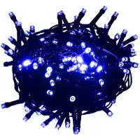 vidaXL Lichtslinger met 1000 LED's blauw 100 m PVC