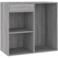 vidaXL Cosmeticakast 80x40x75 cm bewerkt hout grijs sonoma eikenkleur
