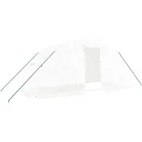 vidaXL Tuinkas met stalen frame 10 m² 5x2x2,3 m