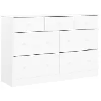 vidaXL Ladekast ALTA 112x35x73 cm massief grenenhout wit