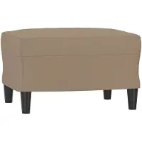 vidaXL Voetenbank 60x50x41 cm kunstleer cappuccino