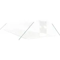 vidaXL Tuinkas met stalen frame 56 m² 14x4x2 m wit