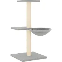 vidaXL Kattenmeubel met sisal krabpalen 72 cm lichtgrijs