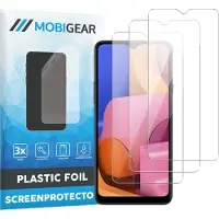Mobigear Screenprotector geschikt voor Samsung Galaxy A20s | Screenprotector Folie - Case Friendly (3-Pack)