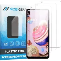 Mobigear Screenprotector geschikt voor LG K51s | Screenprotector Folie - Case Friendly (3-Pack)