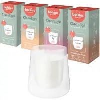 Bolsius - CleanLight - Houder en navulbare Geurkaarsen - Starterkit