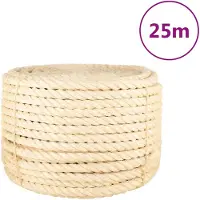 vidaXL Touw 20 mm 25 m 100% sisal