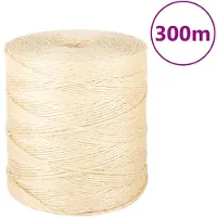 vidaXL Touw 2 mm 300 m 100% sisal