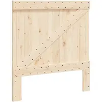 vidaXL Hoofdbord 100x104 cm massief grenenhout