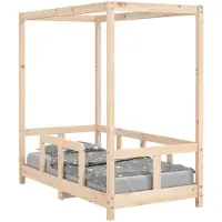 vidaXL Kinderbedframe 70x140 cm massief grenenhout