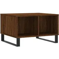 vidaXL Salontafel 60x50x36,5 cm bewerkt hout bruin eikenkleur