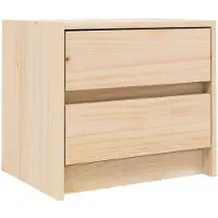 vidaXL Nachtkastje 40x31x35,5 cm massief grenenhout
