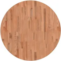 vidaXL Tafelblad rond Ø90x2,5 cm massief beukenhout