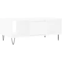 vidaXL Salontafel, wit, 90x50x36,5 cm, houtvezel