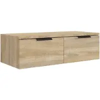 vidaXL Wandkast 68x30x20 cm bewerkt hout sonoma eikenkleurig