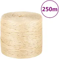 vidaXL Touw 4 mm 250 m 100% sisal