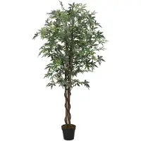 vidaXL Kunstplant esdoornboom 672 bladeren 180 cm groen