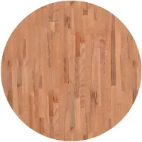 vidaXL Tafelblad rond Ø90x4 cm massief beukenhout