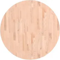 vidaXL Tafelblad rond Ø90x2,5 cm massief beukenhout