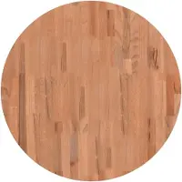 vidaXL Tafelblad rond Ø70x4 cm massief beukenhout
