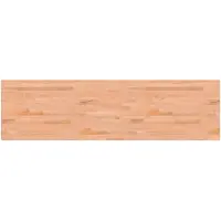 vidaXL Bureaublad 200x55x2,5 cm massief beukenhout