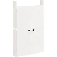 vidaXL Kastdeurtjes voor buitenkeuken MEPPEL 50x9x82 cm grenenhout wit