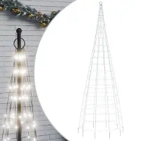 vidaXL LED-kerstboom, 550 LED's, koelwit, 300 cm