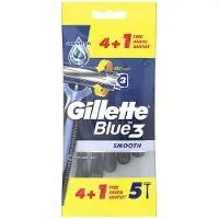 Gillette Blauw 3 gladde wegwerpscheermesjes voor mannen 5st