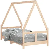 vidaXL Kinderbedframe 80x160 cm massief grenenhout