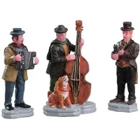 Lemax Kerstmis Dorp Streetside Trio Set van 3-52035