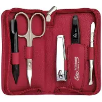 Erbe 5-delige manicure etui rood (erbe9016)