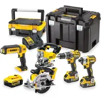 DeWalt DCK551P3T Accu combiset 5-delig 18V XR 5.0Ah in TSTAK