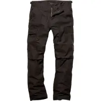 Vintage Industries Cargobroek zwart