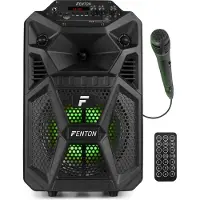 Fenton Karaoke set - FPC8T - Karaoke speaker op accu - 100 Watt - Karaoke set met microfoon