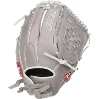 Rawlings | R9 Series Fastpitch Softball Glove | Basket Web | 12.5' | RHT | Grey
