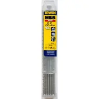 Irwin HSS lange Forets Pro in bulk Verpakking (10) 2.5mm OL: 100mm WL: 65mm IRW10502483