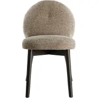 Light & Living Eetkamerstoel 59x50x83 cm SINOSA beige+hout donker bruin (Bruin, 59x83x50cm)