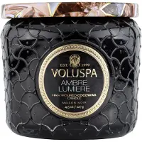 Voluspa Maison Noir Ambre Lumiere Petite Jar Candle Geurkaars - 127gr